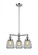 Chatham - 3 Light - 24 inch - Polished Chrome - Stem Hung - Chandelier (3442|207-PC-G142-LED)