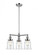 Canton - 3 Light - 18 inch - Polished Chrome - Stem Hung - Chandelier (3442|207-PC-G182)