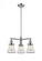 Bellmont - 3 Light - 18 inch - Polished Chrome - Stem Hung - Chandelier (3442|207-PC-G192-LED)