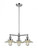 Halophane - 3 Light - 22 inch - Polished Chrome - Stem Hung - Chandelier (3442|207-PC-G2-LED)