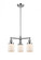 Bell - 3 Light - 19 inch - Polished Chrome - Stem Hung - Chandelier (3442|207-PC-G51)