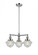 Oxford - 3 Light - 20 inch - Polished Chrome - Stem Hung - Chandelier (3442|207-PC-G534)