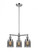 Bell - 3 Light - 19 inch - Polished Chrome - Stem Hung - Chandelier (3442|207-PC-G53-LED)