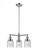 Bell - 3 Light - 19 inch - Polished Chrome - Stem Hung - Chandelier (3442|207-PC-G54)