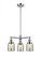 Bell - 3 Light - 19 inch - Polished Chrome - Stem Hung - Chandelier (3442|207-PC-G58)