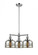 Bell - 3 Light - 22 inch - Polished Chrome - Stem Hung - Chandelier (3442|207-PC-G78)