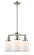 Canton - 3 Light - 18 inch - Polished Nickel - Stem Hung - Chandelier (3442|207-PN-G181)