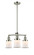 Canton - 3 Light - 18 inch - Polished Nickel - Stem Hung - Chandelier (3442|207-PN-G181S)