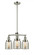 Bell - 3 Light - 19 inch - Polished Nickel - Stem Hung - Chandelier (3442|207-PN-G58-LED)