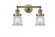 Canton - 2 Light - 17 inch - Antique Brass - Adjustable Bath Vanity Light (3442|208-AB-G182S)