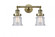 Canton - 2 Light - 17 inch - Antique Brass - Adjustable Bath Vanity Light (3442|208-AB-G184S-LED)