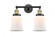 Canton - 2 Light - 17 inch - Black Antique Brass - Adjustable Bath Vanity Light (3442|208-BAB-G181)