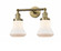 Bellmont - 2 Light - 17 inch - Brushed Brass - Adjustable Bath Vanity Light (3442|208-BB-G191-LED)