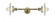 Halophane - 2 Light - 9 inch - Antique Brass - Adjustable Bath Vanity Light (3442|208L-AB-G1-LED)