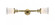 Canton - 2 Light - 6 inch - Brushed Brass - Adjustable Bath Vanity Light (3442|208L-BB-G181S-LED)