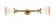 Bellmont - 2 Light - 6 inch - Brushed Brass - Adjustable Bath Vanity Light (3442|208L-BB-G191-LED)