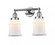 Canton - 2 Light - 17 inch - Polished Chrome - Adjustable Bath Vanity Light (3442|208-PC-G181-LED)