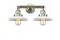 Halophane - 2 Light - 18 inch - Brushed Satin Nickel - Adjustable Bath Vanity Light (3442|208-SN-G1-LED)
