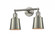 Addison - 2 Light - 16 inch - Brushed Satin Nickel - Adjustable Bath Vanity Light (3442|208-SN-M9-SN-LED)