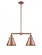 Appalachian - 2 Light - 23 inch - Antique Copper - Stem Hung - Adjustable Island Light (3442|209-AC-M13-AC-LED)