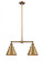 Appalachian - 2 Light - 23 inch - Brushed Brass - Stem Hung - Adjustable Island Light (3442|209-BB-M13-BB)