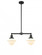 Oxford - 2 Light - 24 inch - Matte Black - Stem Hung - Adjustable Island Light (3442|209-BK-G531-LED)