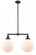 Beacon - 2 Light - 25 inch - Oil Rubbed Bronze - Stem Hung - Island Light (3442|209-OB-G201-10-LED)