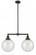 Beacon - 2 Light - 25 inch - Oil Rubbed Bronze - Stem Hung - Adjustable Island Light (3442|209-OB-G204-10)
