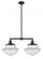 Oxford - 2 Light - 25 inch - Oil Rubbed Bronze - Stem Hung - Island Light (3442|209-OB-G542)