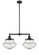 Oxford - 2 Light - 25 inch - Oil Rubbed Bronze - Stem Hung - Island Light (3442|209-OB-G544)