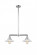 Halophane - 2 Light - 21 inch - Polished Chrome - Stem Hung - Adjustable Island Light (3442|209-PC-G1-LED)