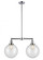 Beacon - 2 Light - 25 inch - Polished Chrome - Stem Hung - Island Light (3442|209-PC-G202-10)