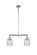 Colton - 2 Light - 22 inch - Polished Chrome - Stem Hung - Adjustable Island Light (3442|209-PC-G302-LED)