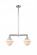 Oxford - 2 Light - 24 inch - Polished Chrome - Stem Hung - Adjustable Island Light (3442|209-PC-G531)