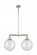Beacon - 2 Light - 25 inch - Polished Nickel - Stem Hung - Adjustable Island Light (3442|209-PN-G202-10)