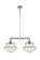 Oxford - 2 Light - 25 inch - Polished Nickel - Stem Hung - Adjustable Island Light (3442|209-PN-G542)