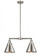 Appalachian - 2 Light - 23 inch - Brushed Satin Nickel - Stem Hung - Island Light (3442|209-SN-M13-SN-LED)