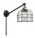 Bell Cage - 1 Light - 8 inch - Black Antique Brass - Swing Arm (3442|237-BAB-G74-CE)