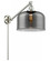 Bell - 1 Light - 12 inch - Brushed Satin Nickel -Adjustable Swing Arm (3442|237-SN-G73-L)