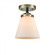 Cone - 1 Light - 6 inch - Black Antique Brass - Semi-Flush Mount (3442|284-1C-BAB-G61-LED)