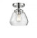 Fulton - 1 Light - 7 inch - Black Polished Nickel - Semi-Flush Mount (3442|284-1C-BPN-G172-LED)