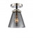 Cone - 1 Light - 6 inch - Black Polished Nickel - Semi-Flush Mount (3442|284-1C-BPN-G63)