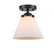 Cone - 1 Light - 8 inch - Oil Rubbed Bronze - Semi-Flush Mount (3442|284-1C-OB-G41)