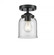 Bell - 1 Light - 5 inch - Oil Rubbed Bronze - Semi-Flush Mount (3442|284-1C-OB-G52)