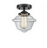 Oxford - 1 Light - 8 inch - Oil Rubbed Bronze - Semi-Flush Mount (3442|284-1C-OB-G532)