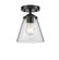 Cone - 1 Light - 6 inch - Oil Rubbed Bronze - Semi-Flush Mount (3442|284-1C-OB-G62-LED)