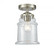 Canton - 1 Light - 6 inch - Brushed Satin Nickel - Semi-Flush Mount (3442|284-1C-SN-G182-LED)