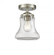Bellmont - 1 Light - 6 inch - Brushed Satin Nickel - Semi-Flush Mount (3442|284-1C-SN-G192)