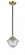 Oxford - 1 Light - 8 inch - Black Antique Brass - Stem hung - Mini Pendant (3442|284-1S-BAB-G534-LED)