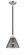 Cone - 1 Light - 8 inch - Black Polished Nickel - Stem hung - Mini Pendant (3442|284-1S-BPN-G43)